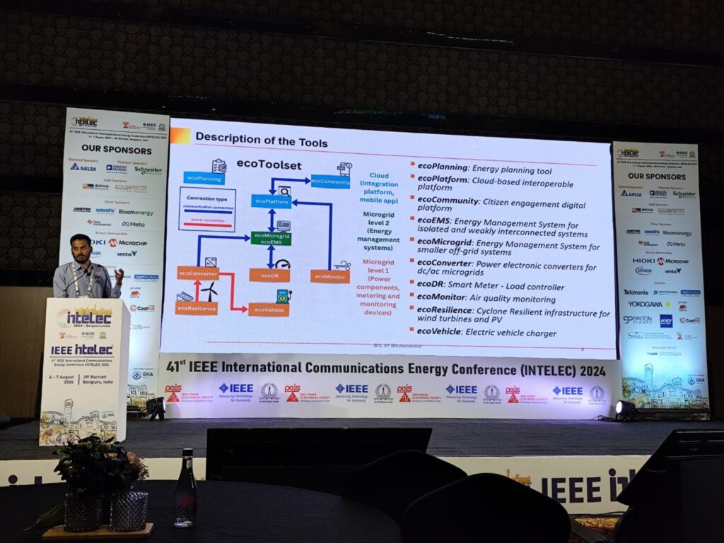 Presentation at IEEE INTELEC in Bengaluru